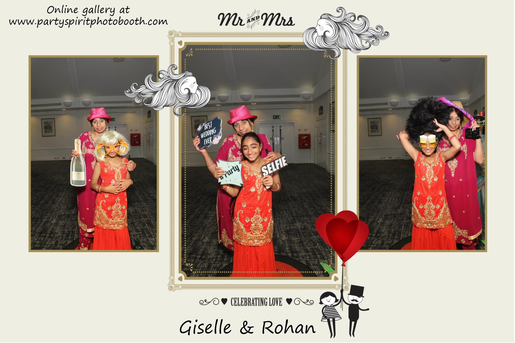 Giselle and Rohan's Wedding | View more photos from the event at gallery.partyspiritphotobooth.com/u/PartySpiritPhotoBooth/Giselle-and-Rohans-Wedding